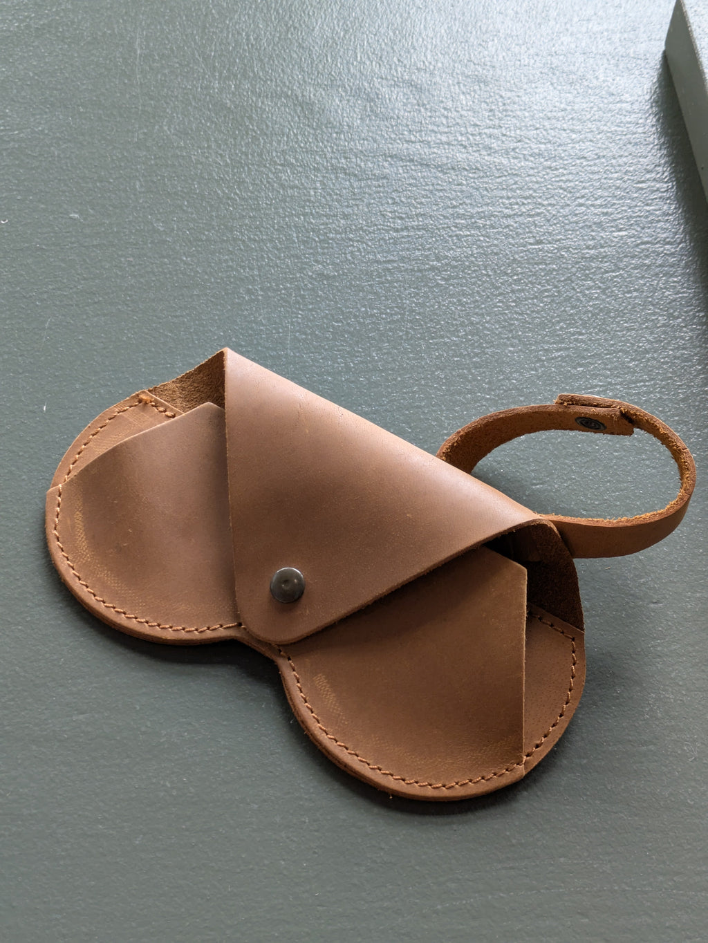 Leather Eye Glasses Case with Belt/Bag Loop