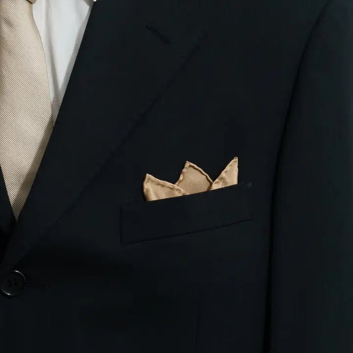 "Modular" Silk Pocket Square - Green