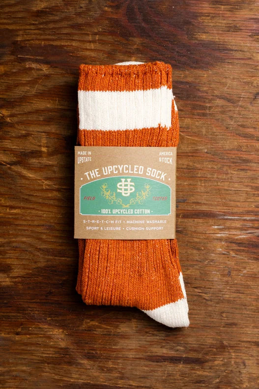The Upcycled Cotton Sock - Ochre