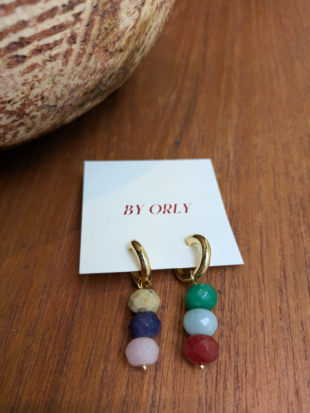 BY ORLY - Multicolor Quartz on Hoops