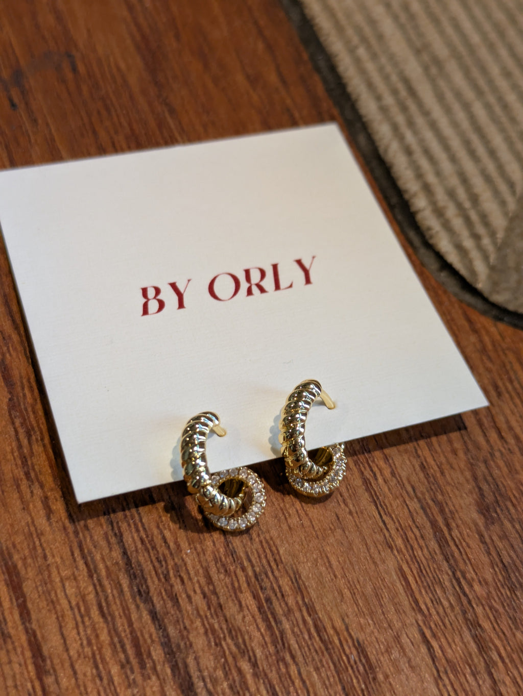 BY ORLY - Huggies with Pave Spacer