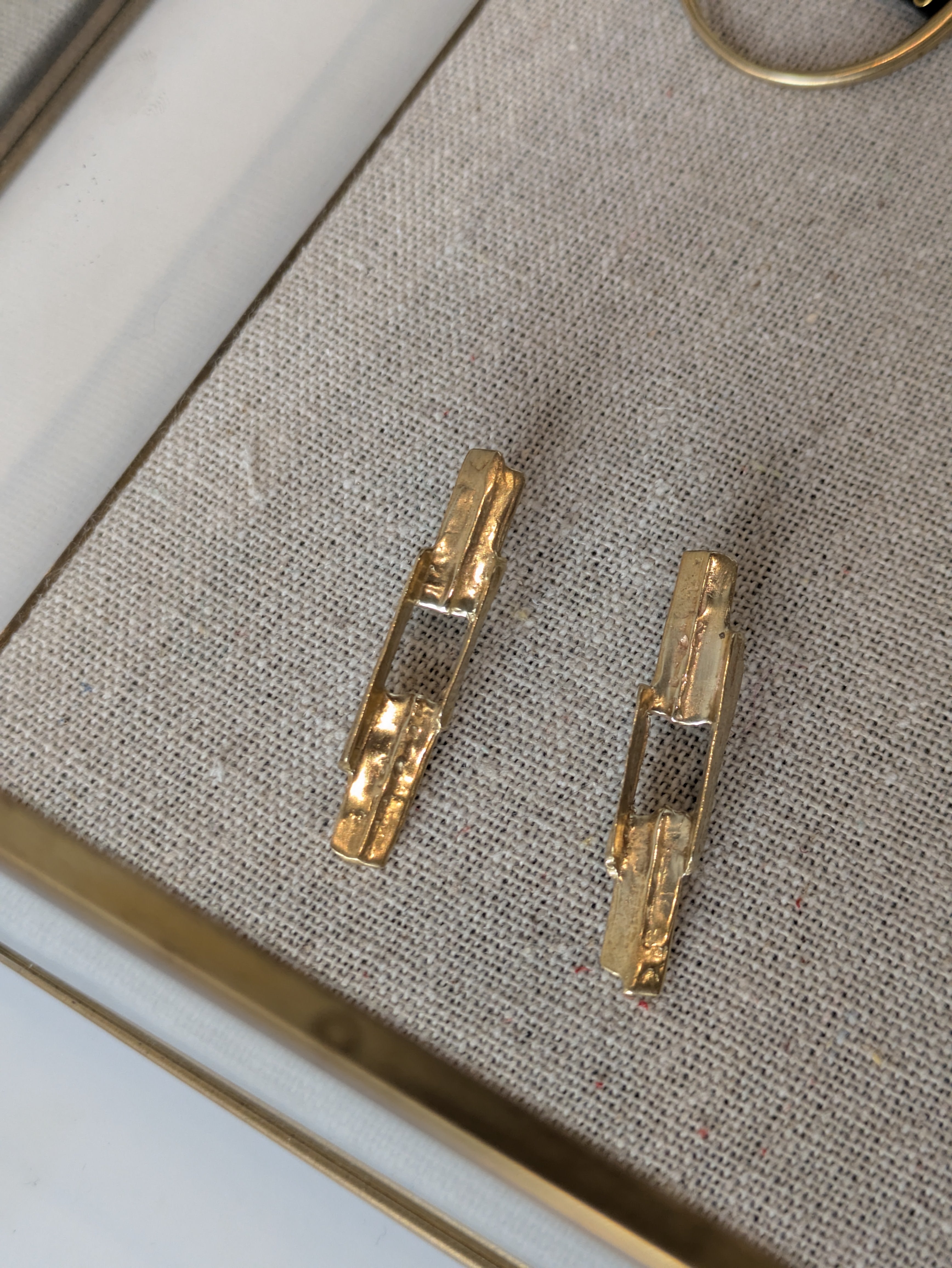 KLLER Alata Mini Trestle Studs Brass